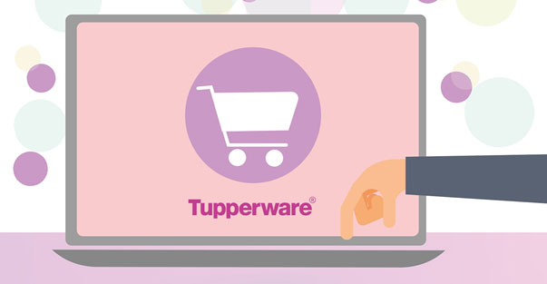 Bild mit Einkaufskorb zum Thema Tupperware kaufen im Online-Shop günstig und schnell