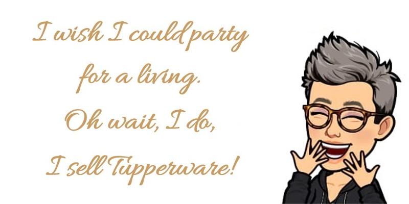 Karikatur von Tupperware-PartyManager Nadja Bell